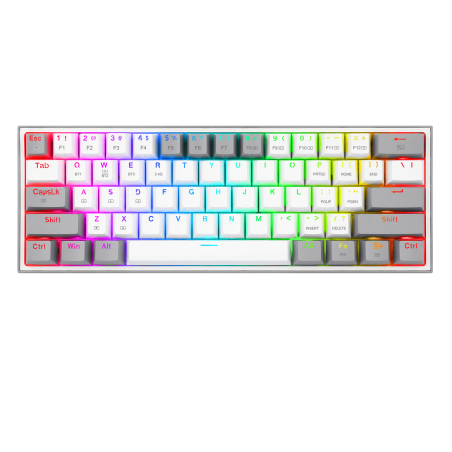 Teclado Redragon K616 Fizz Pro White/Grey SP